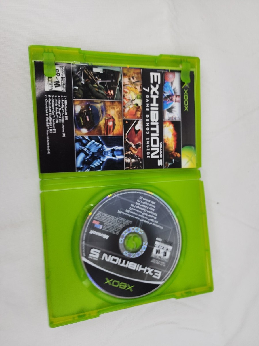 Microsoft XBox Exhibition Volume 5 Demo Disc Complete Manual 7