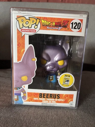 Funko Pop! Vinyl Dragon Ball Z #120 Beerus (Metallic) | 2016 SDCC Exclusive