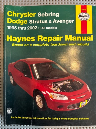 Haynes 25040 Repair Manual For 1995-2006 Chrysler Sebring, Stratus - USED