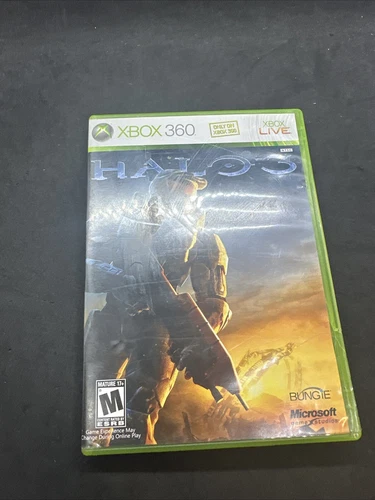 Halo 3 (Microsoft Xbox 360, 2007) CIB Xbox complete video game + Poster