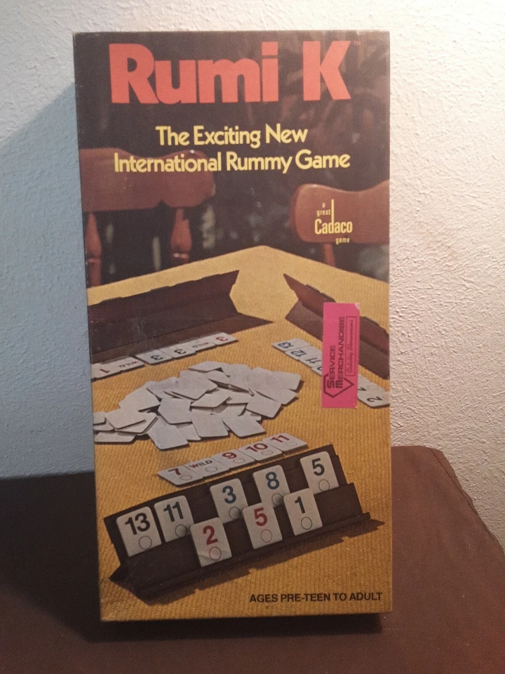 Juego completo vintage Cadaco Rumi K original rummikub 1977 Foto 3 de 3