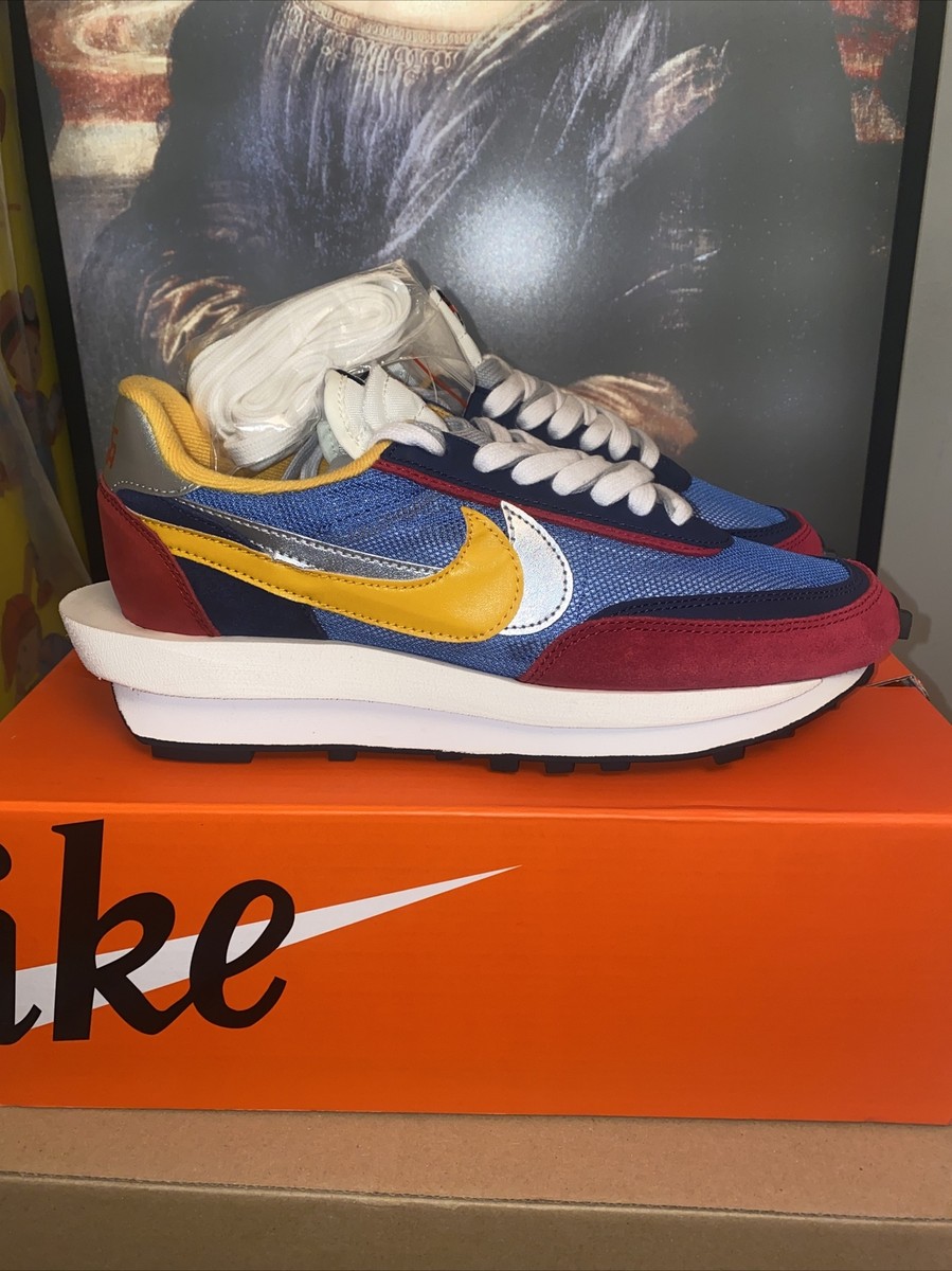 nike sacai waffle varsity blue