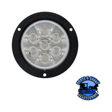 824c-7 4 White Led Back-up Light Round Flange-mount