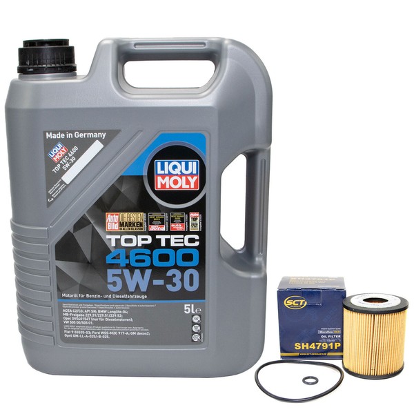 MotoröL Set 5W-30 5 Liter + ÖLfilter SH 4791 P FüR Mazda 6 Stufenheck-image