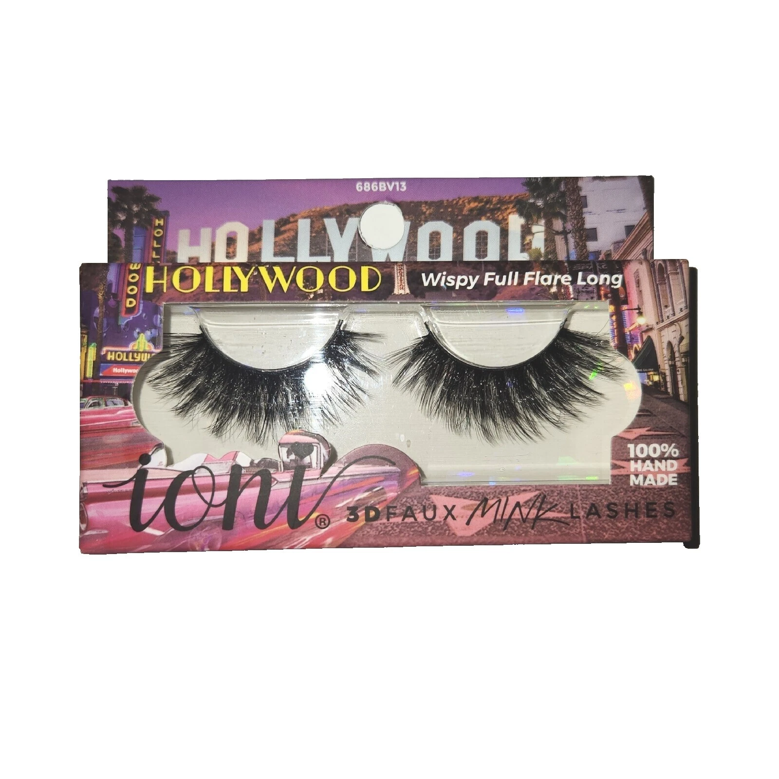 Pestañas Postizas Negras Hollywood y Adhesivos