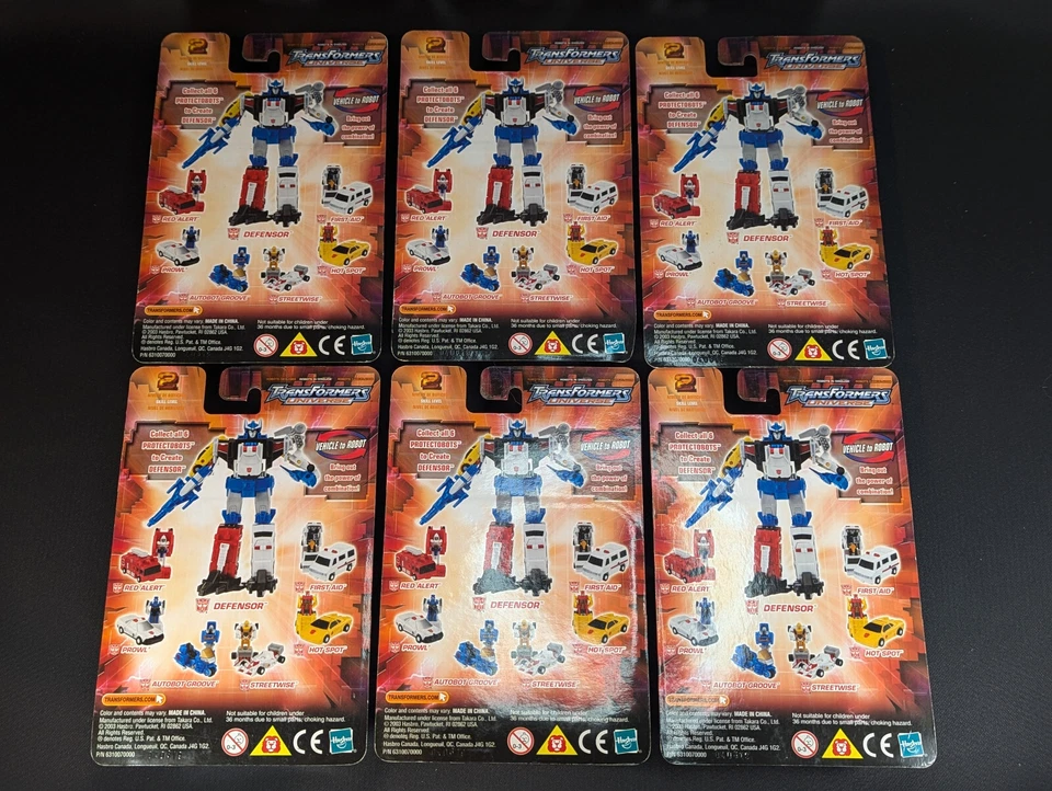 Transformers Universe Micromaster Defensor COMPLETE SET SEALED 2003 G1 KB Toys - Image 2 of 2