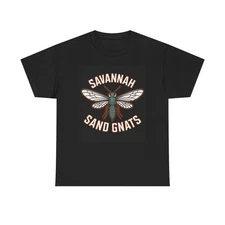 Savannah Sand Gnats 1997 Vintage MLB Baseball T-Shirt Black, Men's Size L