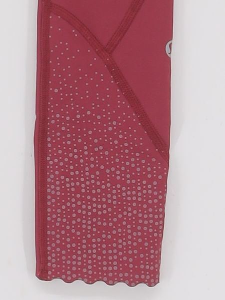 ALTRA Leggings donna Lululemon UK 4 rosso a pois 100% altri ritagliati