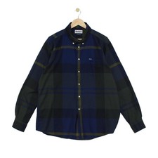 Barbour Karohemd Herren Größe 2XL Blau Lang...