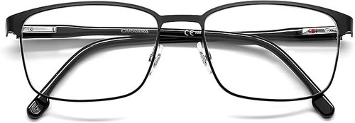 Carrera Carrera 262 0003 00 Matte Black Rectangular Men's Eyeglasses - 第 4/7 張圖片