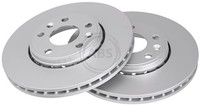 2X A.B.S. Bremsscheibe 17977 FüR JZ0 KT0 Latitude Megane Renault ScÉNic DT0 BT0