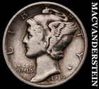 1939-D Silver Mercury Dime - Scarce  Better Date  No Reserve  #i719