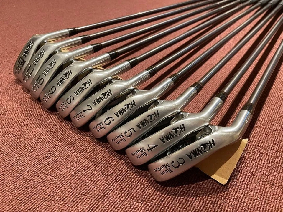 Lefty HONMA GOLF Twin Marks 2000-α 10pcs Iron Set 3-11/SW Flex-R M-50 No H/C - Image 2 of 4