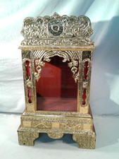 Nepal,Indien,Altar-Holz-Schrank,Reliquien Vitrine,Buddha,Gottheiten-Schrein verg