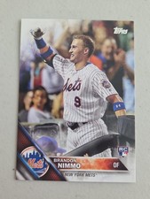 Topps 2016 Update Series Brandon Nimmo New York Mets Rookie Base #US74 Card. rookie card picture