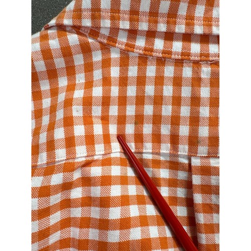 Ralph Lauren Herren Hemd Classic Fit Orange Gingham Button Down 16,5 32/33 L - Bild 4 von 7