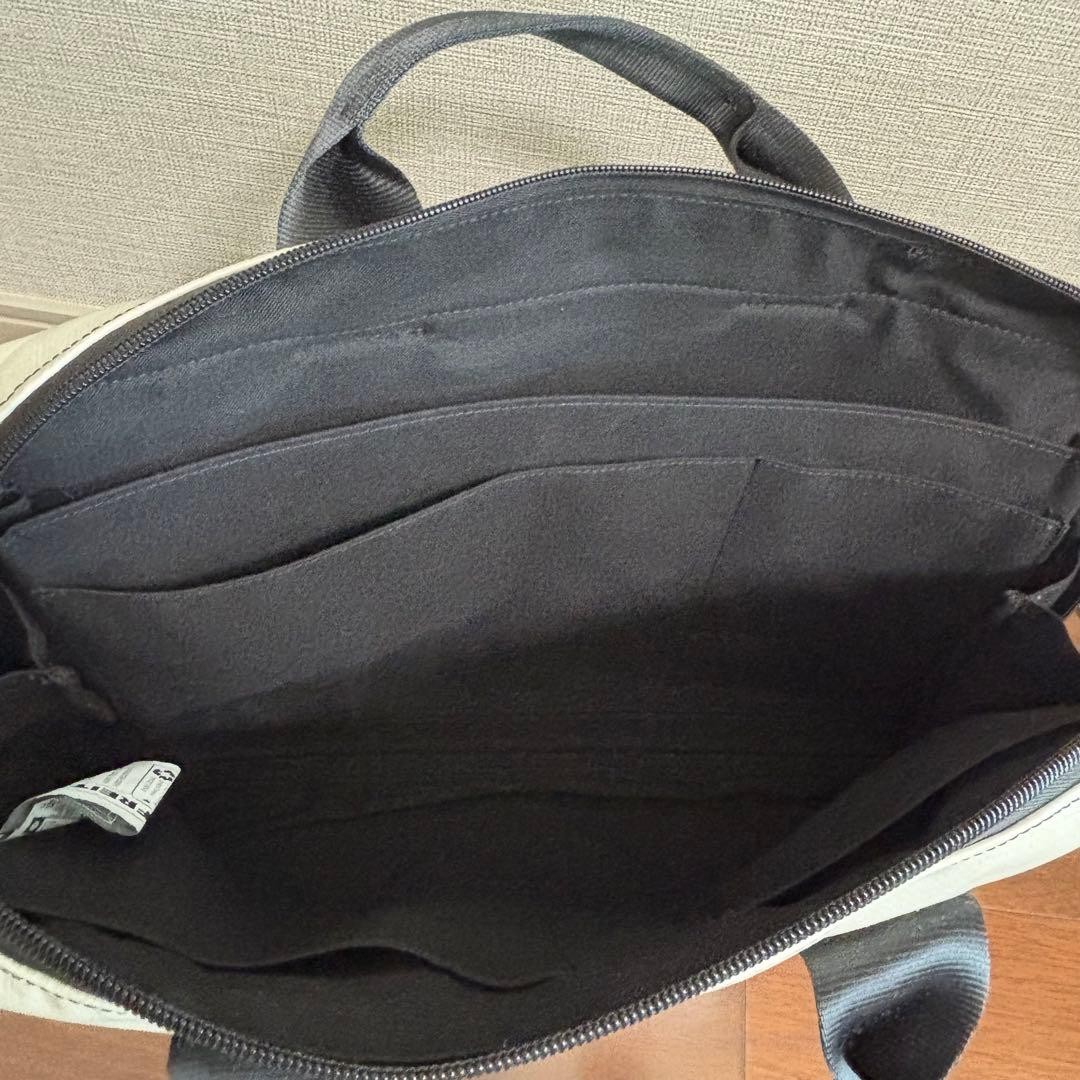 FREITAG MOSS Laptop Shoulder Boston Sports Bag Gray White with Shoulder Pad image 5