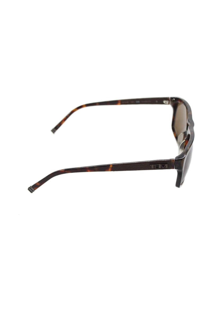 Tumi Womens Tortoise Shell Square Frame Sunglasse… - image 2