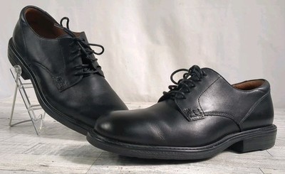 New Florsheim Milton Black Lace Up Leather Men's Shoes Size 10 with Box