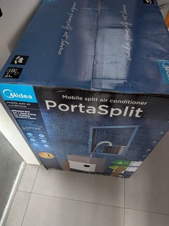 Karton Midea PortaSplit Mobile Split Klimaanlage 3 5 kW 12000 BTU NUR KARTON!!!