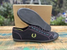 Fred Perry Retro Colourful Canvas Trainers - Size 11 - Northern Soul