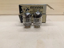 2C51 Tube 396A Sylvania Gold Pins New In Box 2Pc lot Schiit headphone