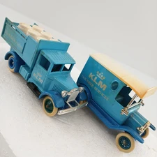 Lot of 2 Lledo Days Gone KLM Promo Trucks Vintage Diecast Models Collectible
