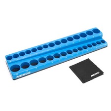 Magnetic Socket Holder 38 Drive Socket Organizer Tray 6mm-20mm Shallow