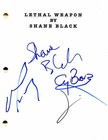 MEL GIBSON, GARY BUSEY +2 CAST SIGNED AUTOGRAPH -LETHAL WEAPON FULL MOVIE SCRIPT