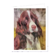 English Springer Spaniel Fine Art Notecards - Set of Six
