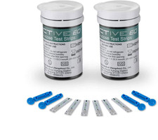 Glucosio Nel Sangue Strisce Di Prova 50 E Lancette 50 per Blood Sugar Monitor Ki