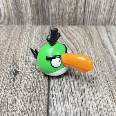 Angry Birds Game HAL TOUCAN 2'' Rovio Green Bird Mini Toy Figure RARE