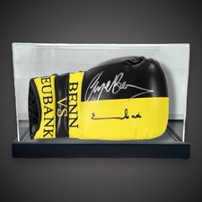 Chris Eubank & Nigel Benn Hand Signed Boxing Glove  In A Acrylic Case £275