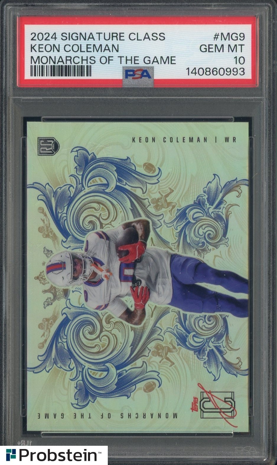 Keon Coleman Topps Signature Class Monarchs of the Game #MG9 Base