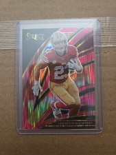 2025 Panini Select Christian Mccaffrey Pink Shock Prizm Club Level. 49ers