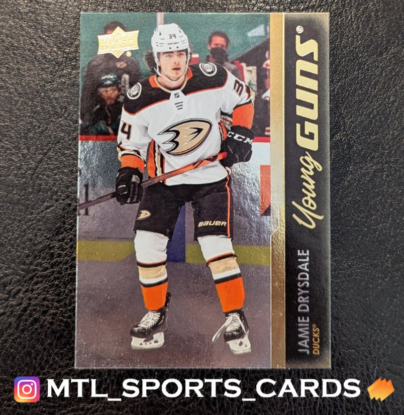 2021-22 Upper Deck #205 Jamie Drysdale Young Guns Silver Foil Rookie