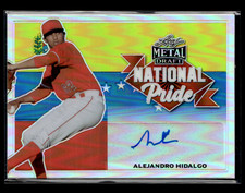 Alejandro Hidalgo 2021 Leaf Metal Draft National Pride Auto