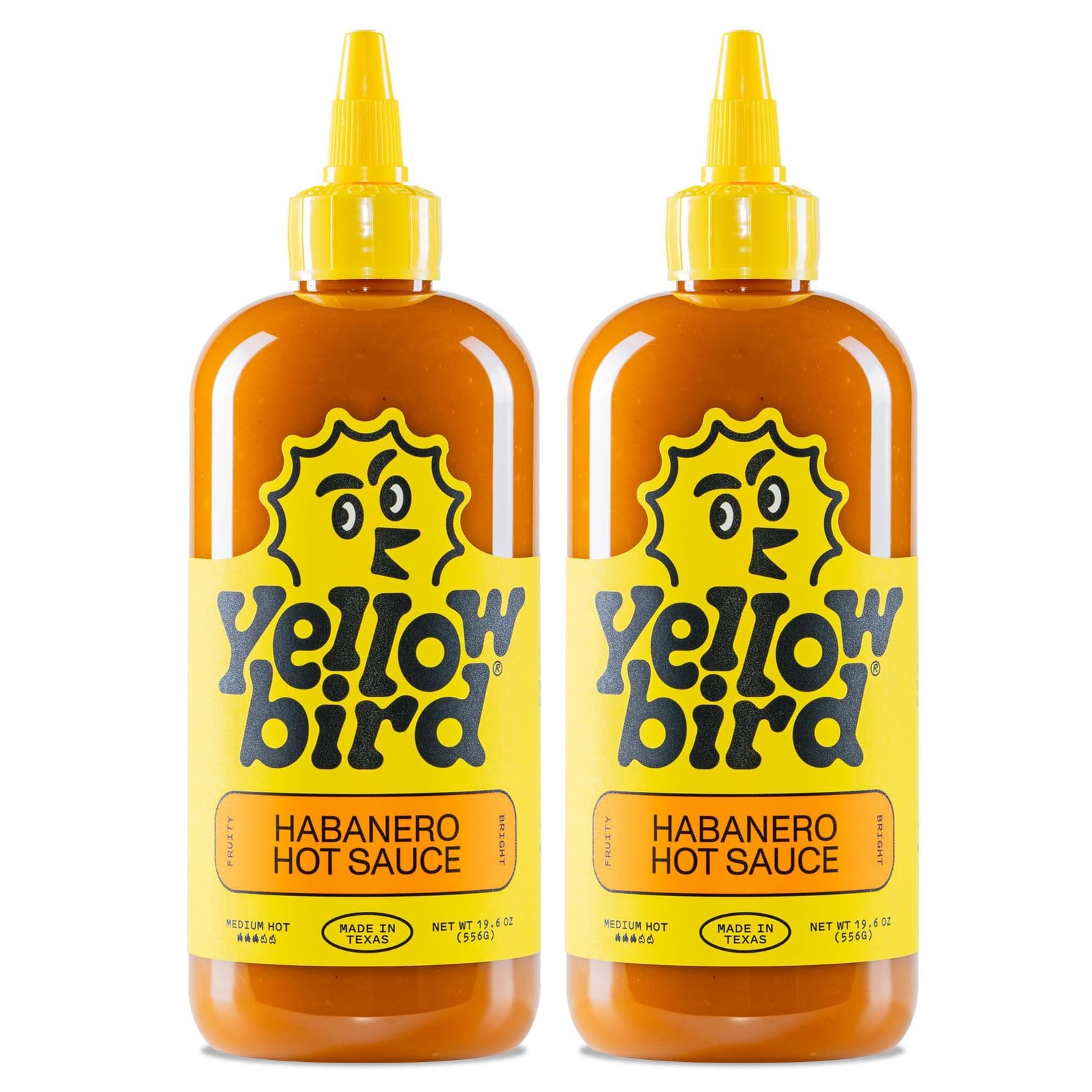 Yellowbird&reg; Classic Habanero Hot Sauce 19.6 oz. Ounce (Pack