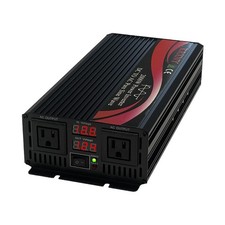 2000W Pure Sine Wave Power Inverter 12V DC to 110V 120V AC 60HZ with LED Disp...