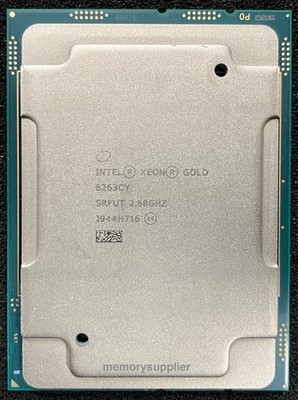 SRFUT / SRF8A Intel Xeon Gold 6263CY 24-Core 2.60GHz 33MB Cache FCLGA3647 CPU