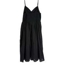 American Eagle AE Womens Cotton Linen Black Maxi Dress NWT Size XXL (2X) Strappy