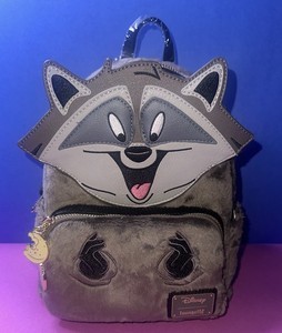 Loungefly Disney Pocahontas Meeko Plush Cosplay Mini Backpack Cookie Charms NEW $_12.JPG?set_id=880000500F main image 4
