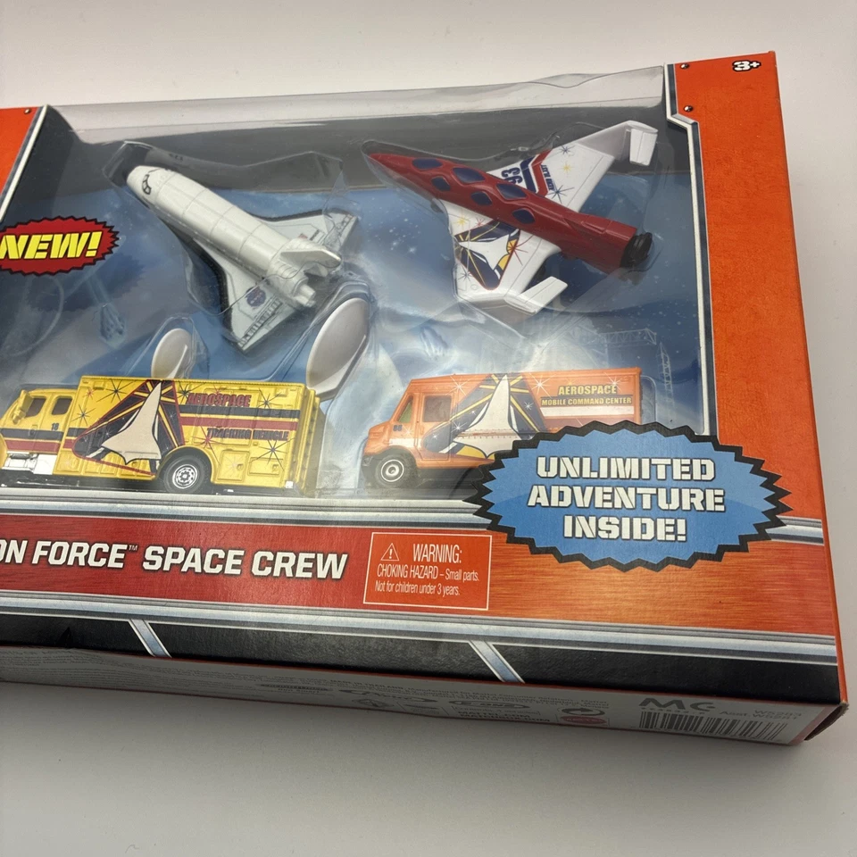 NEW Matchbox MISSION FORCE SPACE CREW Space Shuttle AERO BLAST Aerospace Truck - Image 2 of 4