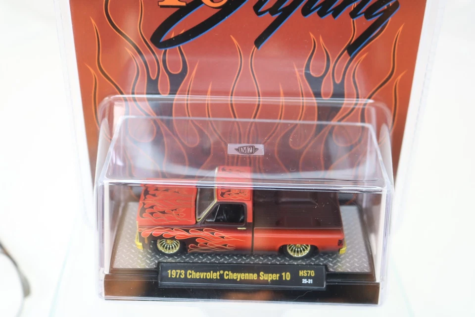 Same Day  Shipping CHASE 1973 Chevrolet Cheyenne Super10 1/64 SQUARE BODY Flames - Image 3 of 4