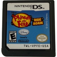 Phineas and Ferb Ride Again Nintendo DS Authentic Game Cart Tested