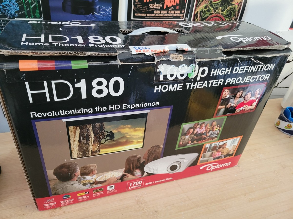 ミ*ト様 Optoma HD80 プロジェクター 本体 Optoma HD180 HD Projector | eBay
