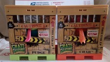 Crate Creatures Surprise Lot Of 2 CHAR  PUDGE W/CAGES SOME SOUNDS AS-IS READ