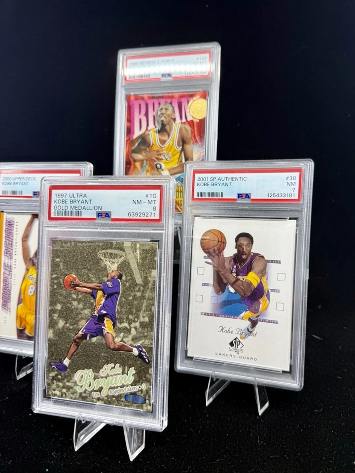 🐐Kobe Bryant 4-Card Graded Lot! Rookie, Inserts, Parallels. Lakers. HOF - Image 3 of 4