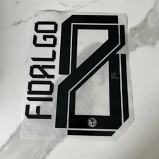 2023-24 FIDALGO Club America 3rd Nameset Name Number Nombre Dorsal