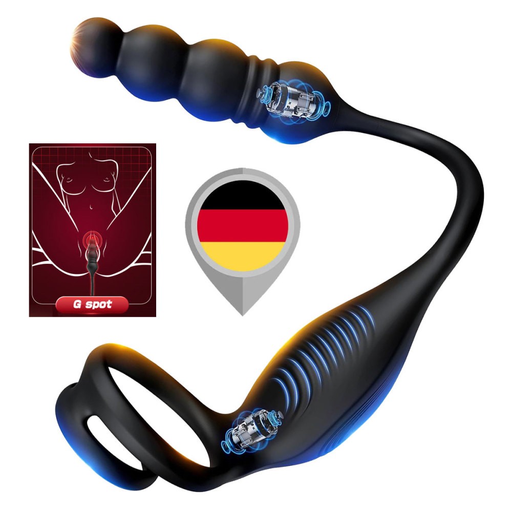 Prostata Stimulation Männer Penisring Vibrator Sex Spielzeug Männer Cockring DE